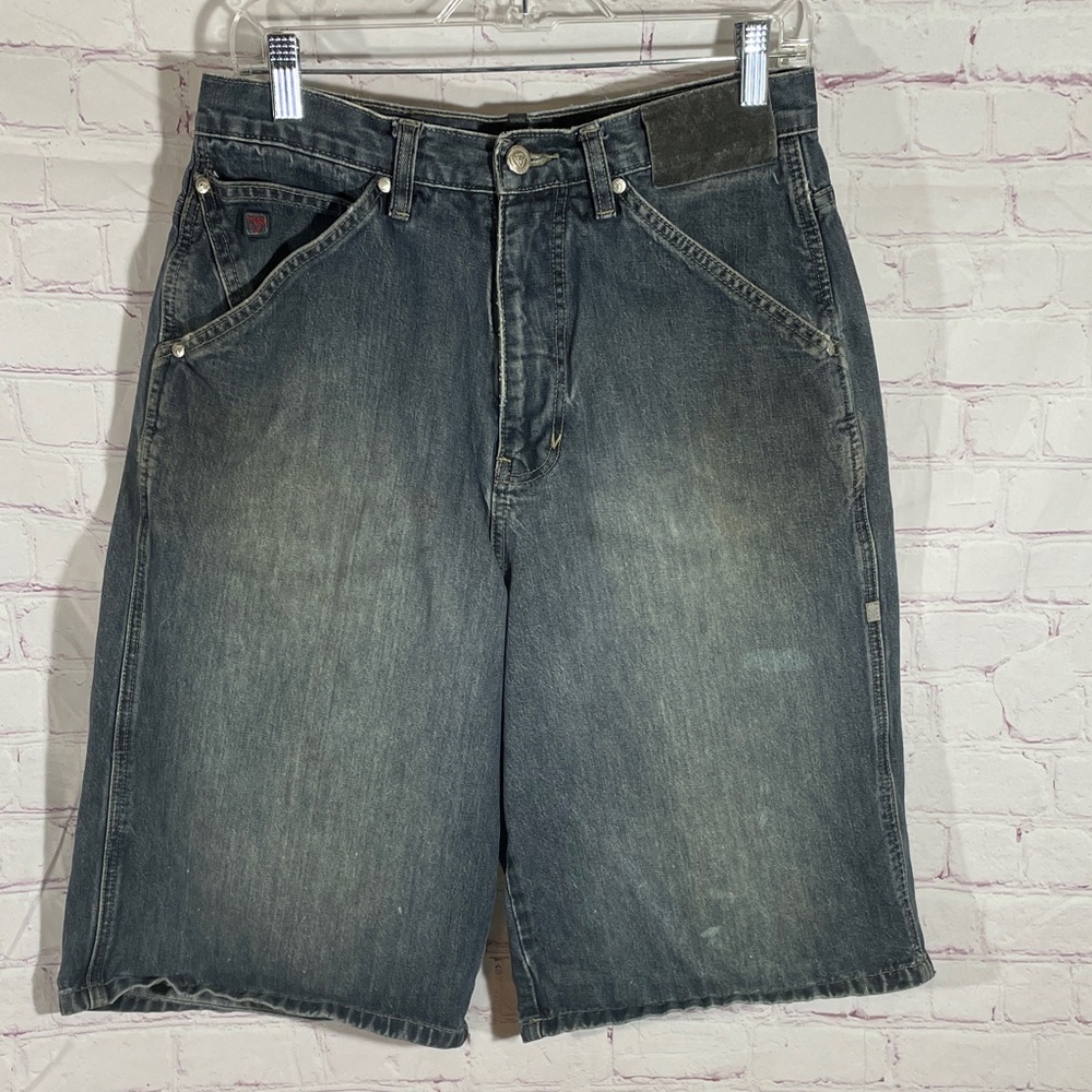 Vintage Vokal Blue Denim Jean Shorts Size 32